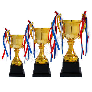 Recuerdo de juego de fútbol personalizado de fábrica, balón de fútbol de Metal, trofeo de premios - Product Image 6