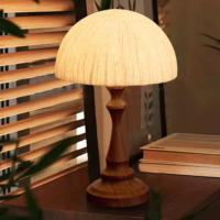 Lampe de table en papier de riz rétro, décoration artistique pour chambre à coucher et salon, idéale pour l'hôtellerie