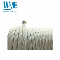 Câble en tissu torsadé coton/textile avec isolation PVC et conducteur en cuivre -20°C~+90°C pour applications de chauffage
