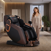 Silla de Masaje Corporal Inteligente Zhou Qi, 3D Mecánica, Gravedad Cero, Control por Voz con IA, Carga Inalámbrica Bluetooth