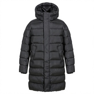 Veste Safari unie pour homme, grande taille, fermeture éclair, tissu en toile imperméable, décontractée, hiver - Product Image 2
