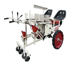 Trasplantadora Autopropulsada de 2 Filas con Arranque Eléctrico Diésel para Trasplante de Plántulas de Vegetales, Uso Agrícola - Product Image 1