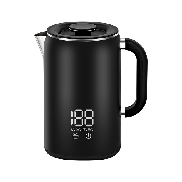 High-Efficiency 1.7L Digital Electric Kettle with Temperature Display New Design for Household Tea Preparation Hot Sale