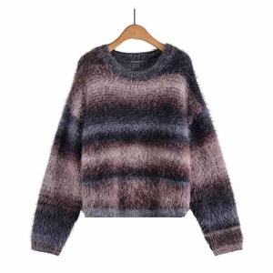 Suéter de Punto para Hombre, Manga Larga, Estilo Casual, con Cuello Clásico, Ajuste Cómodo - Product Image 2