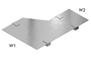 Cubiertas para bandejas de cables directamente de fábrica, cubiertas de codo de alta calidad, accesorios para bandejas de cables de aluminio, piezas para bandejas de cables tipo escalera - Product Image 4