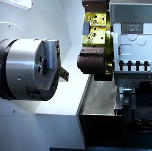 Metal için Cnc torna makinesi TcK56 c400k ağır yatay metal eğimli yatak Cnc torna tam formu