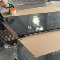 Panneaux acoustiques en bois à lattes avec canaux de câblage dissimulés, système d'éclairage intégré, pour murs et plafonds modernes