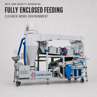 Séparateur gravimétrique de blé 15t/h pour moulin à farine, machine de nettoyage de graines de soja et de café, trieuse de graines grande capacité pour ligne de production