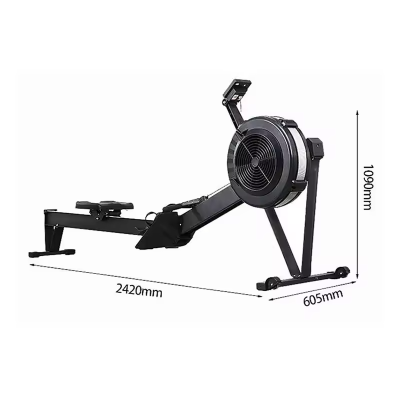 Factory Cardio Air Rower Popular Rowing Machine Seated Foldable Fitness ...