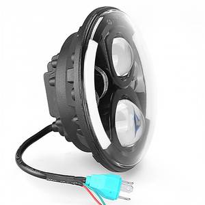 RACEPRO 7 pollici LED <span class=keywords><strong>faro</strong></span> moto Hi/anabbaglianti indicatori di direzione con E Mark numero 7 "proiettore fari moto - Product Image 2