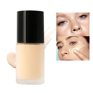 Top Selling Eco Friendly liquid Foundation Best Brand Dark Skin Anti-Aging Hydrating Collagen Moisture Foundation for Oily Skin