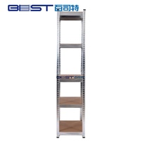 Étagère de rangement en acier métallique à 5 niveaux, réglable, sans boulons, robuste, pour entrepôt, garage, maison