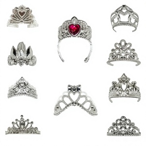 Nouvelle collection 2024 : Couronne et bijoux pour poupée de 30 cm avec placage électrolytique, pour têtes de 11 pouces, 10 modèles au choix pour personnalisation DIY - Product Image 1