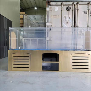 Aquarium en acrylique personnalisé en plastique aquarium avec accessoires PC emballés en usine dans une boîte ou un sac - Product Image 3