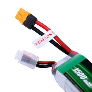RacePow baterai Lipo isi ulang, FPV 1500mAh 11.1V 120C 3S1P untuk Drone RC balap dan mainan bersertifikat Kc - Product Image 4