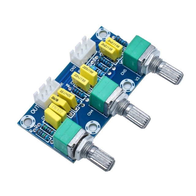XH-M802 Low High Sound Adjustment Passive Tone Board Preamp Power Amplifier Module Amplifiers Preamplifier Hifi