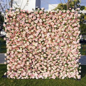 Deslumbrante Pared de Flores Artificiales 3D con Vegetación, Decoración para Cabina de Fotos en Bodas y Fiestas - Product Image 2