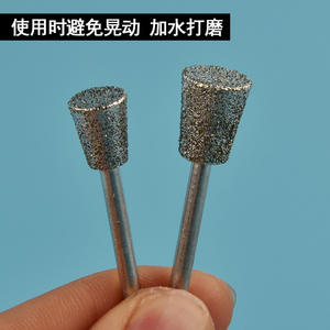 Cabezal de Pulido de Jade Mingzhong, Forma Trapezoidal de 42 mm, Abrasivo de Diamante para Herramienta Rotatoria de Joyería DIY - Product Image 2