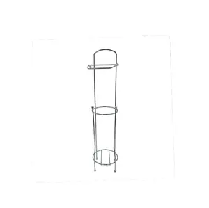 공장 가격 간단한 스탠드 금속 랙 롤 욕실 액세서리 화장실 티슈 종이 롤 홀더