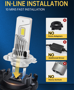 Faros LED para Automóvil, Bombillas Antiniebla, 27 W, 2750 LM, 6500 K, Diseño Todo en Uno, Conexión y Uso, Luz Blanca para Actualización - Product Image 6