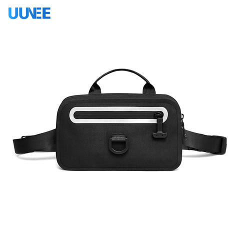 Multi-Functional TPU Waterproof Zipper Closure Unisex Outdoor Sports Hiking Drifting Airbag Floating Crossbody Waist Bag UUNEE