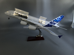 โมเดลเครื่องบินเอ็มไพร์เรย์ รุ่น <span class=keywords><strong>A380</strong></span> ขนาด 1:150 พร้อมไฟ LED ความยาว 46 ซม. ของสะสม ของขวัญ สำหรับนักสะสม - Product Image 6