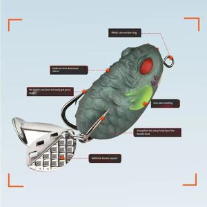 เหยื่อตกปลาแบบนิ่ม SNEDA รูปทรงกบ ออกแบบในไทย สำหรับการตีไกล ตกปลาหัวงู มีจำหน่ายแบบแพ็คใหญ่ - Product Image 2