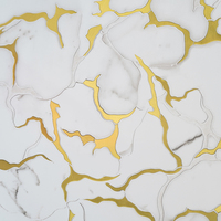 Panneau mural en matériau plastique PVC écologique, alternative au marbre, revêtement brillant UV, feuille de marbre