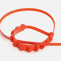 Attaches de câble en nylon réutilisables antidérapantes solides de 900mm pour pneu de voiture