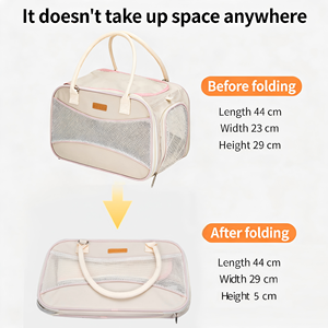 Sac <span class=keywords><strong>de</strong></span> transport multifonctionnel et portable pour animaux <span class=keywords><strong>de</strong></span> compagnie, avec maille respirante, pliable, pour <span class=keywords><strong>chat</strong></span>, sac <span class=keywords><strong>de</strong></span> <span class=keywords><strong>voyage</strong></span> pour animaux <span class=keywords><strong>de</strong></span> compagnie - Product Image 3
