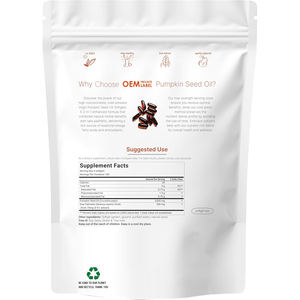 OEM puro olio vergine 3000mg di olio di semi di zucca Softgels capsule con Saw Palmetto sostiene i capelli, le vie urinarie, la salute della prostata della vescica - Product Image 2