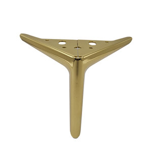 ขาโซฟาสีทองขาแบบเข้ามุมขาเฟอร์นิเจอร์หนาทำจากโครเมี่ยมดีไซน์ทันสมัย - Product Image 3