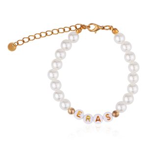 <span class=keywords><strong>Bracciali</strong></span> di perle da donna con perline e lettere di perle per festa d'onore - Product Image 4