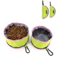 Gamelle pliable et portable pour animaux de compagnie, en tissu Oxford personnalisé, durable et écologique, pour chats et chiens