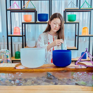 C & H đèn phía Bắc rõ ràng pha lê hát Bát Chánh Niệm nền tảng giấc ngủ tinh tế phong thủy Thiền bát - Product Image 2