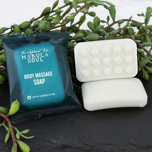 Personalizzato di lusso idratante quadrato 28g naturale Marula olio di frutta per il corpo sapone da massaggio per <span class=keywords><strong>Hotel</strong></span> e resort - Product Image 3