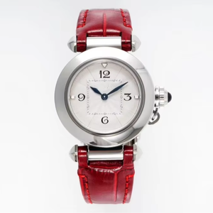 Reloj Mecánico <span class=keywords><strong>de</strong></span> Lujo <span class=keywords><strong>de</strong></span> Alta Calidad para <span class=keywords><strong>Mujer</strong></span> con Logotipo Personalizado, Caja <span class=keywords><strong>de</strong></span> Aleación <span class=keywords><strong>de</strong></span> Acero Inoxidable, Correa <span class=keywords><strong>de</strong></span> Cuero y Números Romanos - Product Image 1