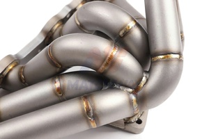 Collecteur d'échappement turbo MATCHWAY en acier inoxydable 316L, 100 % soudé TIG pour <span class=keywords><strong>Supra</strong></span> <span class=keywords><strong>Mk4</strong></span> Lexus GS300 2JZGE SCHEDULE40 T4 - Product Image 4