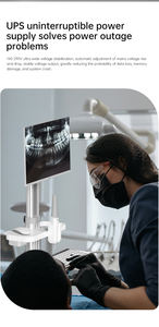 Trolley per Laptop regolabile in altezza Trolley per uso medico clinica dentale Mobile Workstation Medical Tablet Trolley - Product Image 3