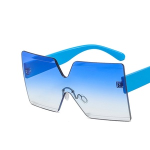 New Frameless Integrated <b>Sunglasses</b> Fashionable Outdoor Uv Resistant Lenses <b>Sunglasses</b> - Product Image 6