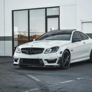 Lèvre avant en fibre de carbone Style V pour Mercedes Benz W204 C63 <span class=keywords><strong>2012</strong></span> + lèvre de pare-chocs avant personnalisée - Product Image 4