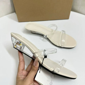 Sandalias de Tacón para Mujer Estilo Hada, Novedad de Verano, Punta Abierta, Sin Cordones, Tallas Grandes - Product Image 2