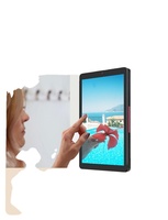 Tablet Android 10,1 Inci yang Dipasang di Dinding dengan Lampu LED Sekitar dan Daya POE
