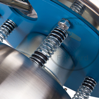 Machine de criblage de poudre vibrante électrique en acier inoxydable avec tamis en maille optionnel
