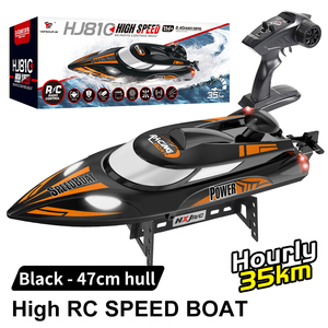 Bote de Carreras a Control Remoto de 2.4GHz, Resistente al Agua, 35KM/H, Alta Velocidad, con Refrigeración por Agua, Luces y Control Remoto - Product Image 6