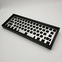 Clavier en aluminium 6061 usiné CNC de haute précision, finition anodisée sablée, pour boîtier de clavier avec poids supérieur et inférieur