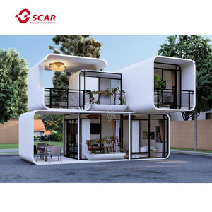 Casas Prefabricadas Modernas Tipo Cápsula con Camas Literas, Kits de Casas Prefabricadas - Product Image 2