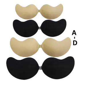 Fashion push up stick adhesive silicone bra