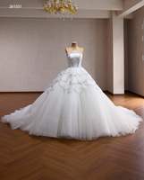 Robe de mariée de luxe Feishiluo moderne, style princesse, grande taille, sans manches, ornée de perles, pour la mariée et la mère de la mariée