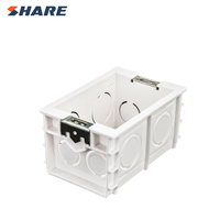 Boîte de jonction en PVC blanc de haute qualité, type US 118, IP65, interrupteur simple, prise, prix de gros d'usine en Chine, best-seller mondial